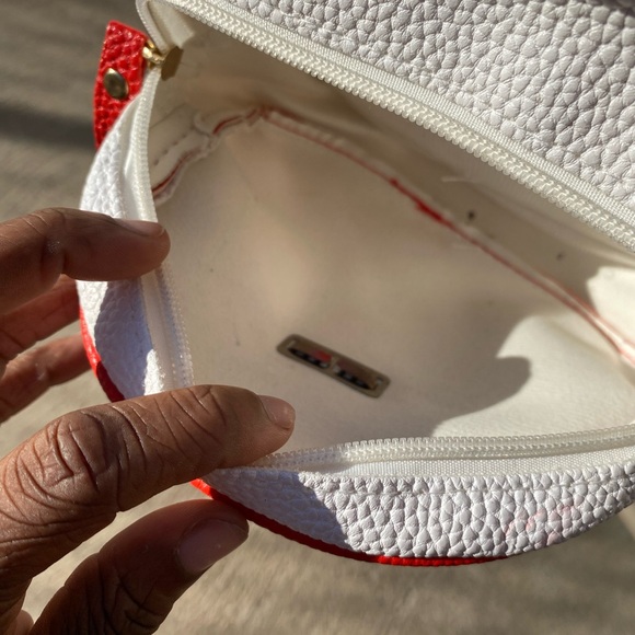 White cherry purse with matching earrings. - Picture 4 of 8